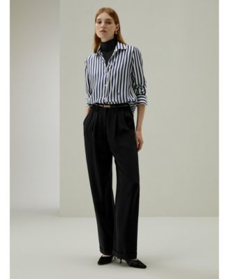 Women's The Amalfi Stripe Silk Shirt