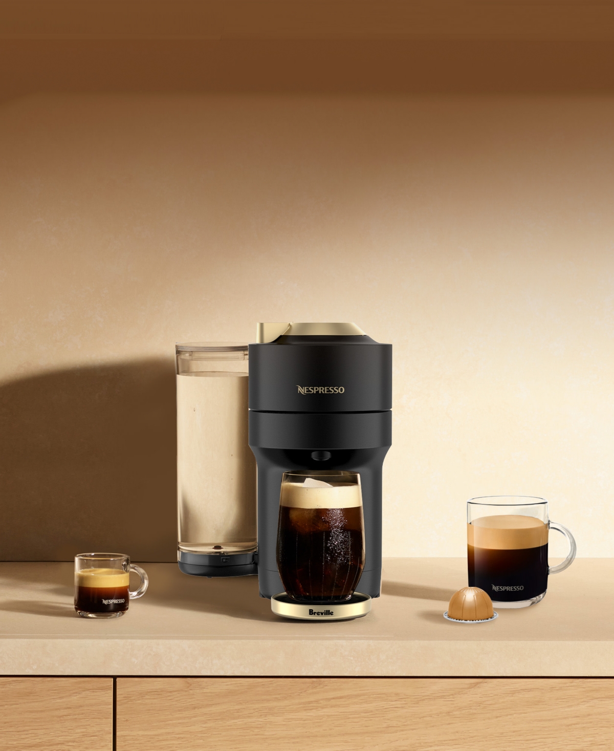 Nespresso Limited-Edition Vertuo Pop+ Deluxe Coffee and Espresso Maker by Breville