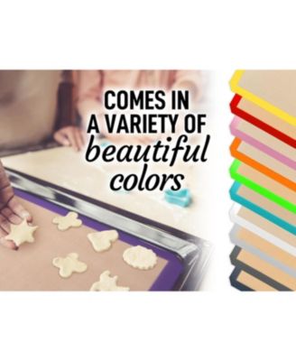 (2 Pack) Silicone Baking Mat Sheet Set - Reusable Baking Mat Nonstick