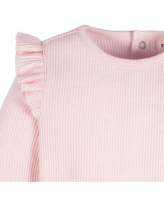 Onesies Baby Girls Long Sleeve Bodysuits, 2-pack