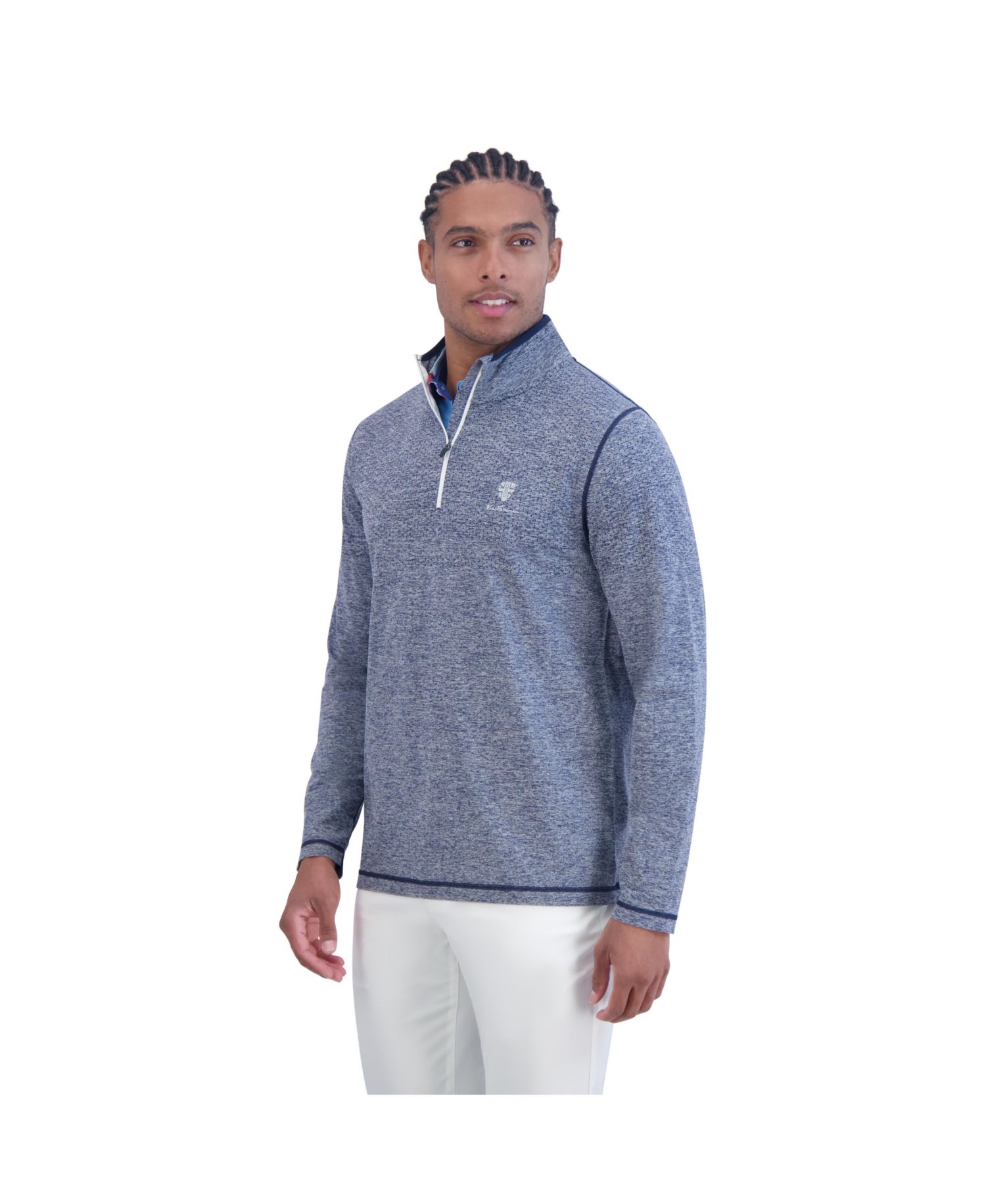 Men's Seamless Knit Quarter Zip Sweatshirt