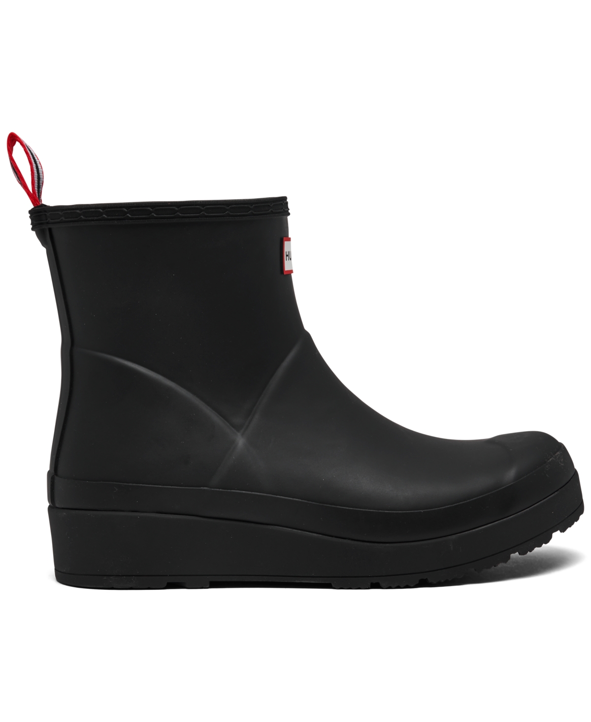 Hunter Women's Original Short Play Wedge Rain Boots In Black