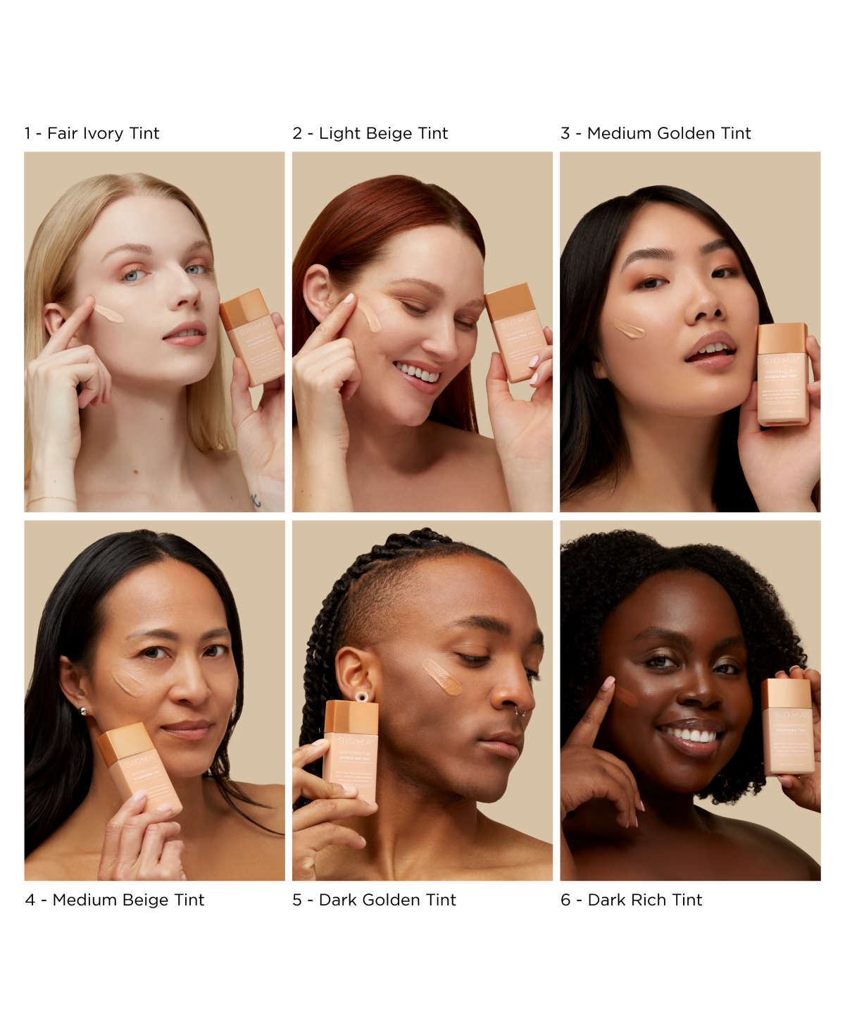Sigma Beauty Skin Perfector Tint Moisturizers In Medium Beige Tint