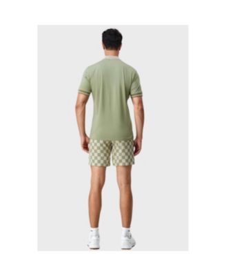 Men's Bellemere Two-Tone Checkered Short Pants