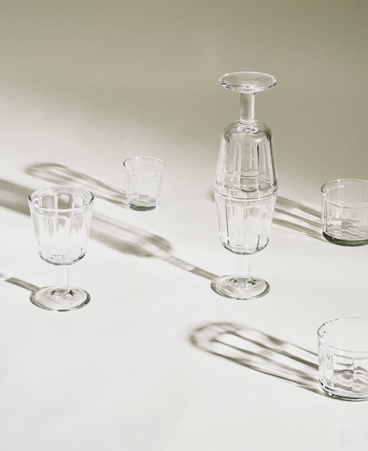 Serax Surface Long Drink Glasses, Set Of 4 In Transparent