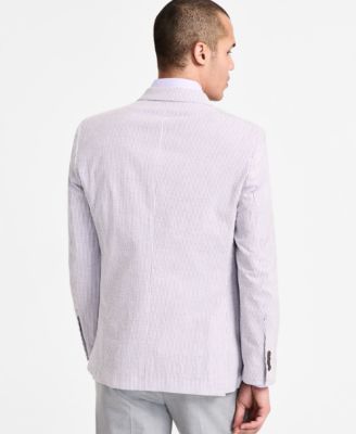 Men's Modern-Fit Seersucker Blazer
