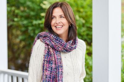 Artisan Woven Stella 100% Recycled Acrylic Multi Colored Winter Scarf