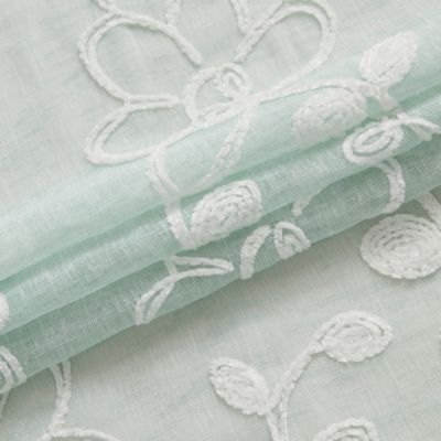 Rita Linen Look 76" W x 84" L Grommet Window Panel Set