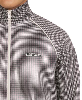 Ben Sherman Men's Houndstooth Track Jacket - Macy's