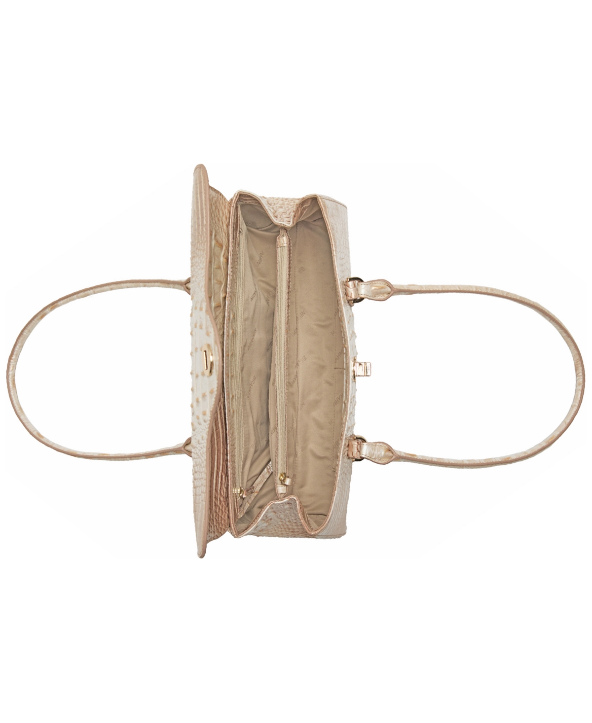 Brahmin Dayan Melbourne Satchel In Contour