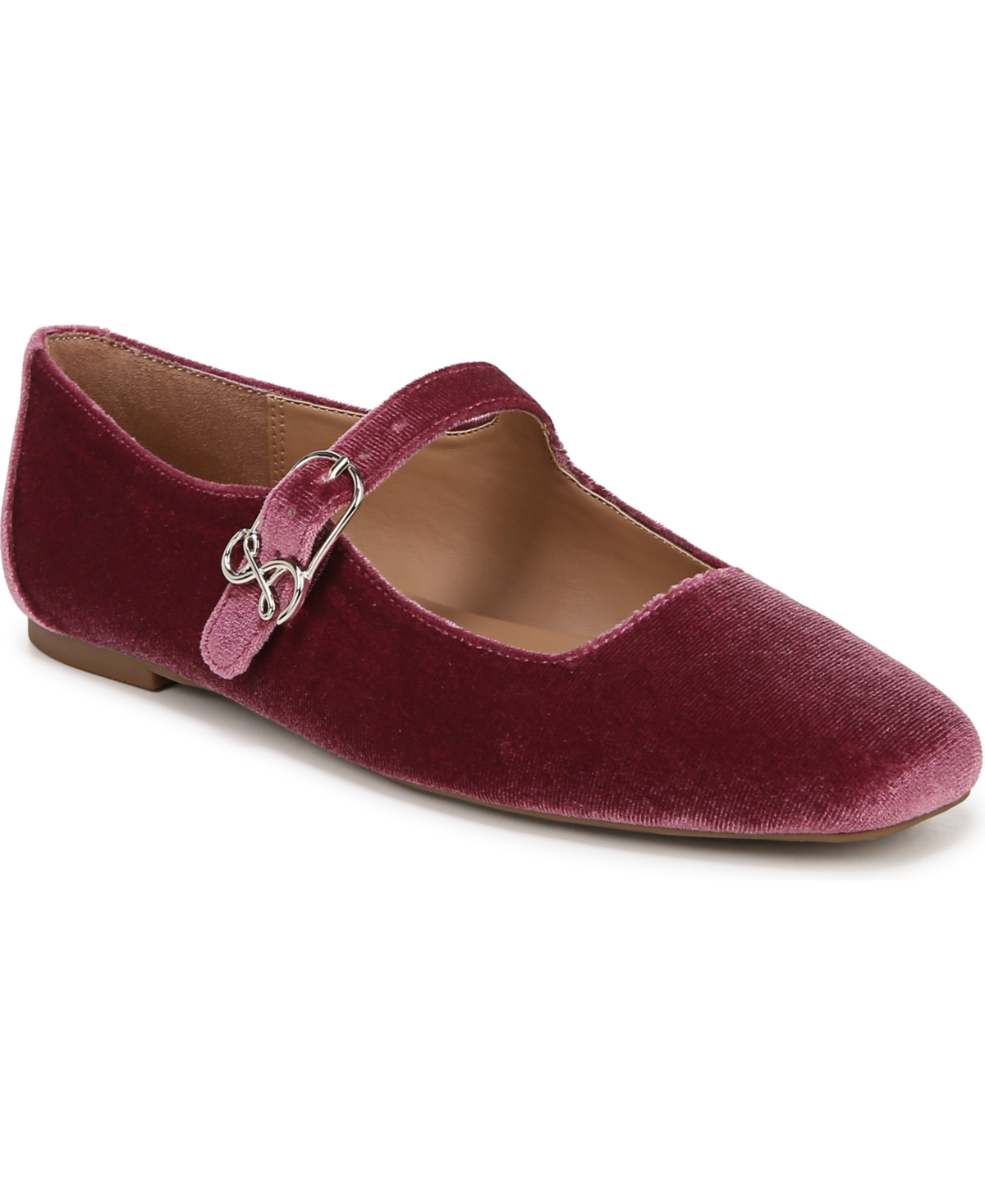 Sam & Libby Women's Fredi Mary Jane Ballet Flats In Black Cherry