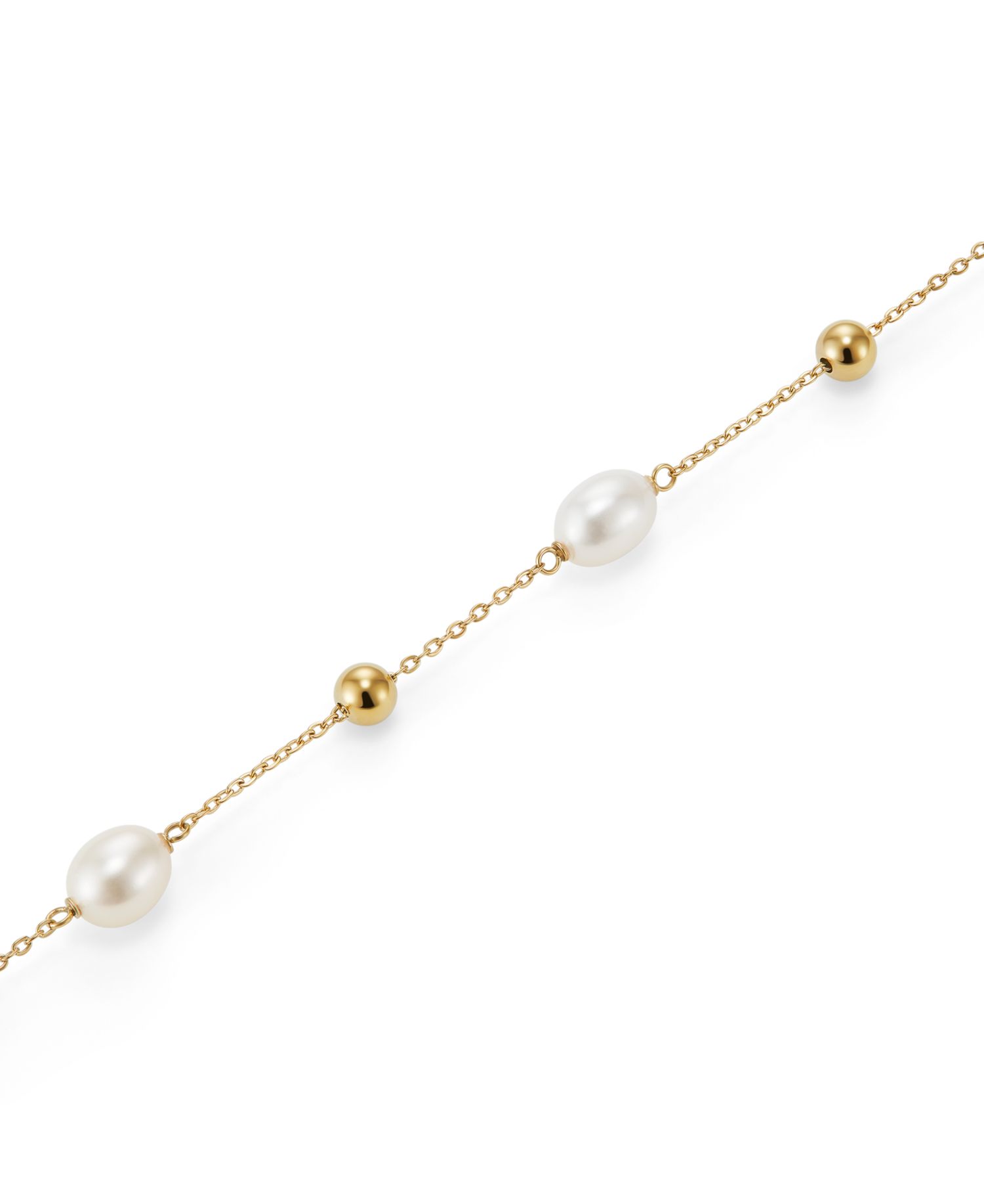 by the Sea Cultivated Pearl Gold-Plated Bracelet