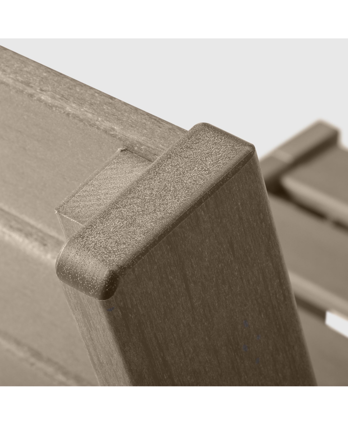 WestinTrends Outdoor Patio Hdpe Left Arm Facing Deep Seating Corner Chair