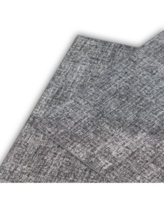 Amalfi Faux Leather Look Outdoor Dining Set Textured 2 Colored Reversible 12" x 18" Rectangular Placemats Set of 4