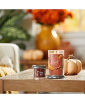 Yankee Candle Signature Large Tumbler Spiced Pumpkin Candle, 20 Oz
