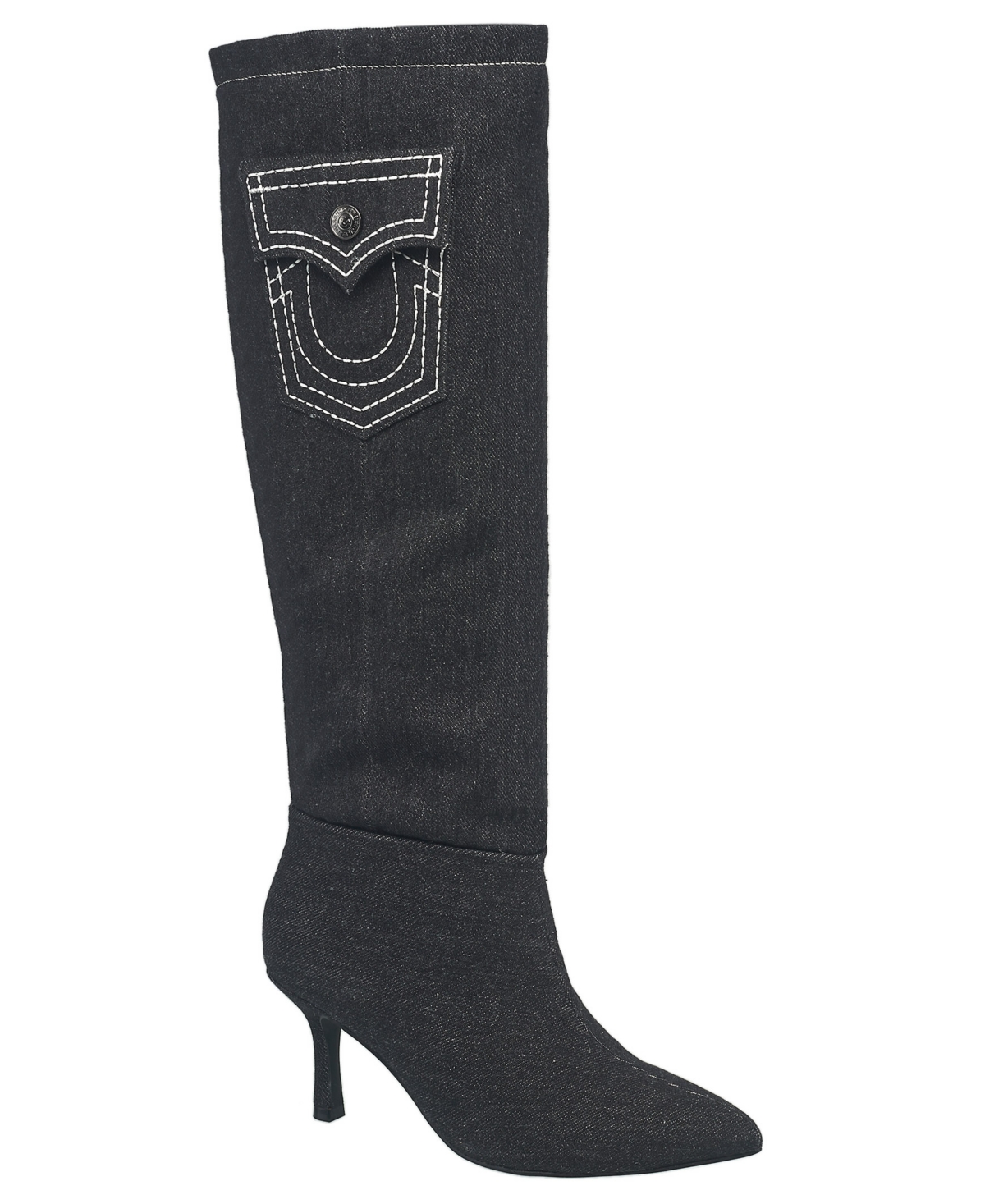 Women's Tall Denim Boot - Dark denim