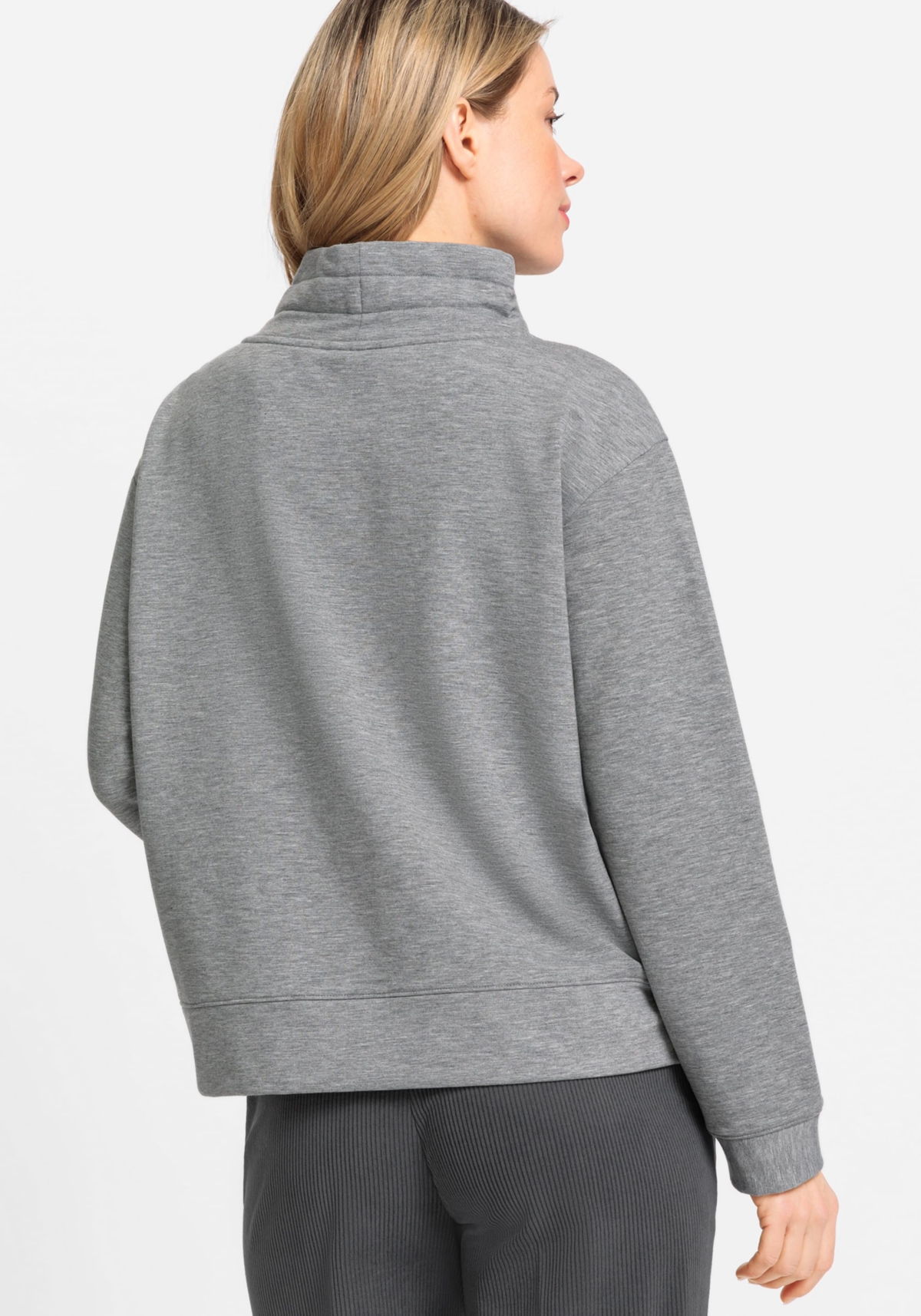 Olsen Women's Funnel Neck Embellished Jersey Top