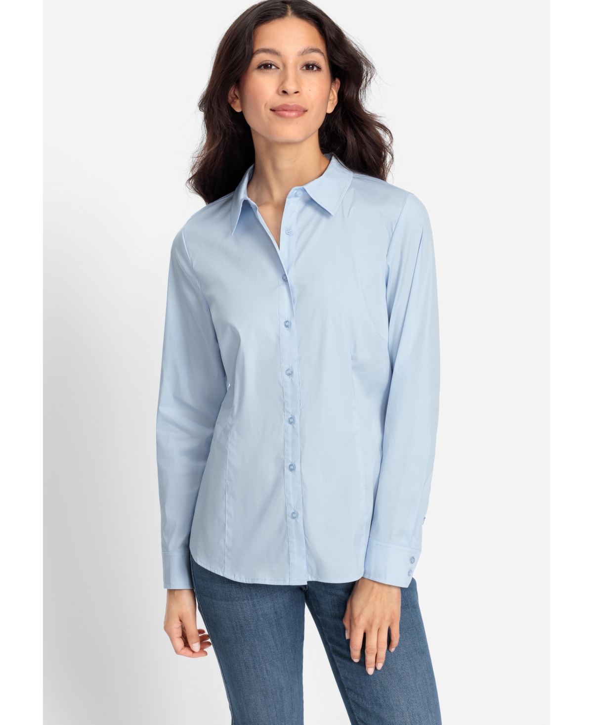Women's Classic Button Up Shirt - Black