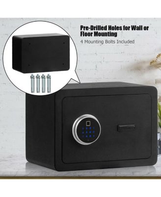 2-Layer Security Safe Deposit Box with Inner LED Light