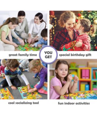 4 x 60 Pieces Jigsaw Puzzles for Kids Ages 4-6