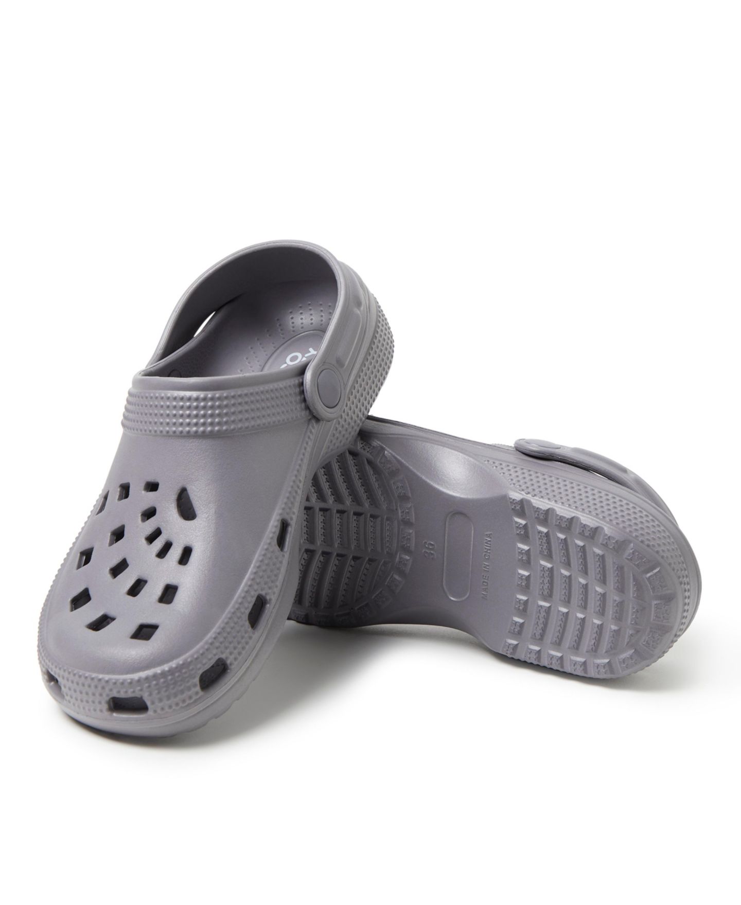 Женские сабо Dearfoams EcoCozy Sustainable Clog, цвет: Средний серый — фото 5