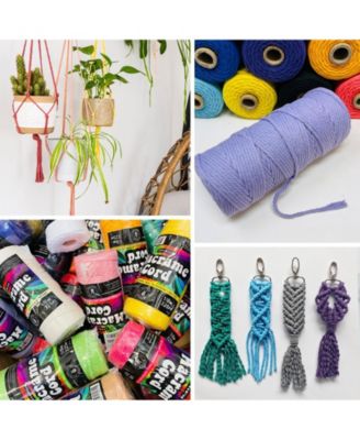 100% Cotton Macrame 3mm Cord Pink