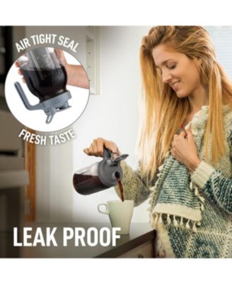 Premium Cold Brew Coffee Maker - 32oz Mason Jar With Leak-Proof Lid & Extra Thick Glass