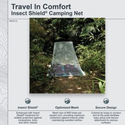 - Premium - Insect Shield Ultralight Camping Net - Double