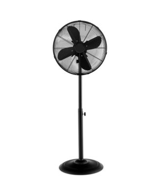 16" Standing Pedestal Fan with 3 Speed Settings Carrying Handle Aluminum Blades