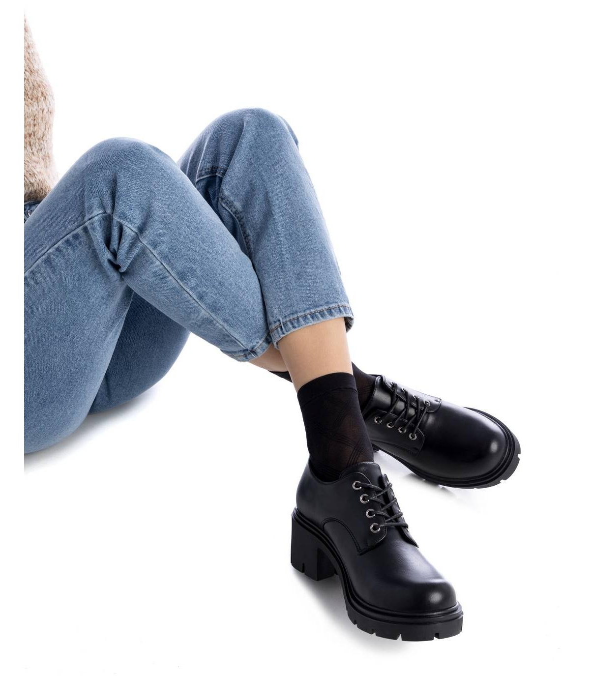 Xti Women's Heeled Lace-Up Oxfords By