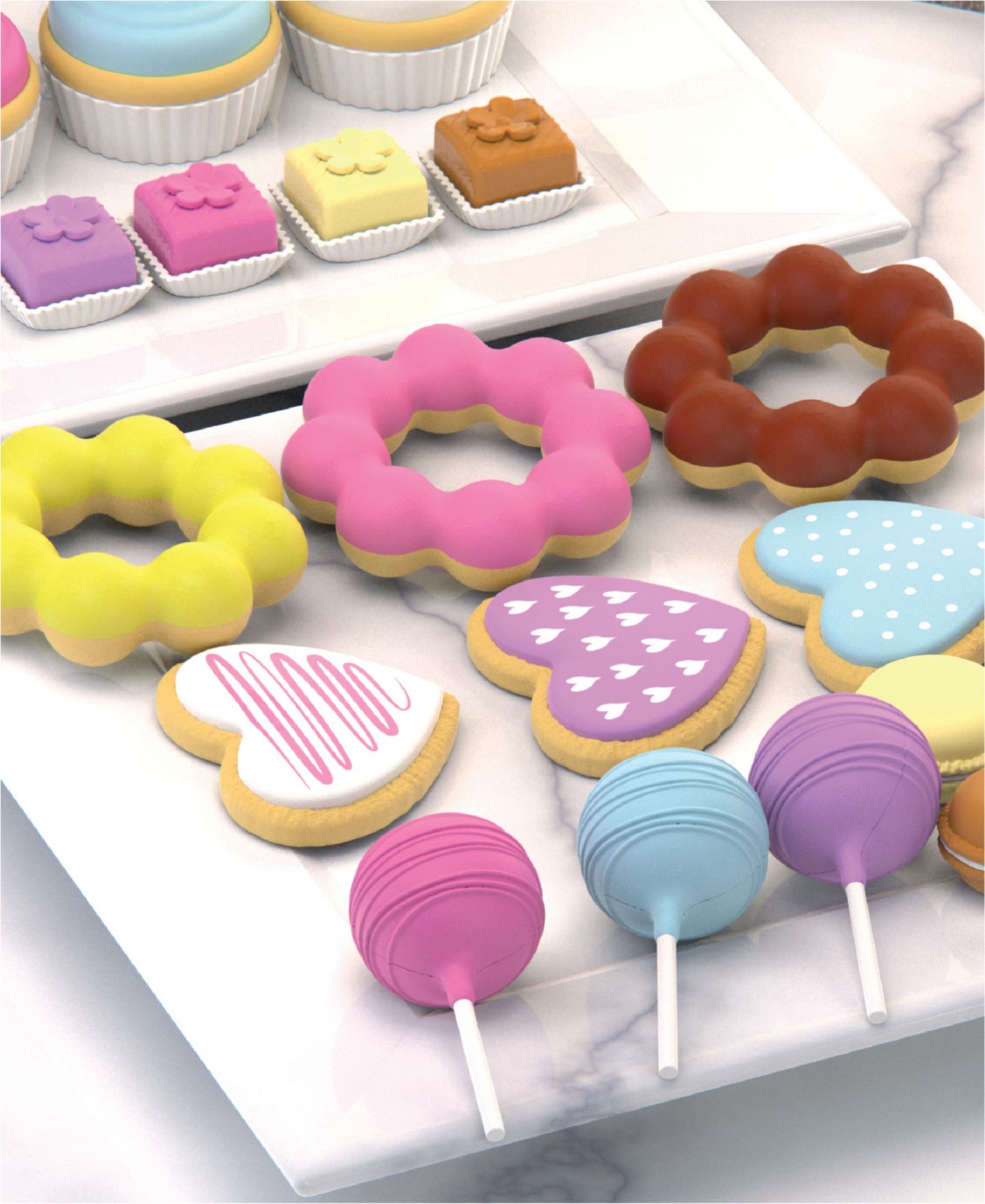 Детский игровой набор Geoffrey's Toy Box Sweet Treats Ultimate Dessert Playset — фото 4