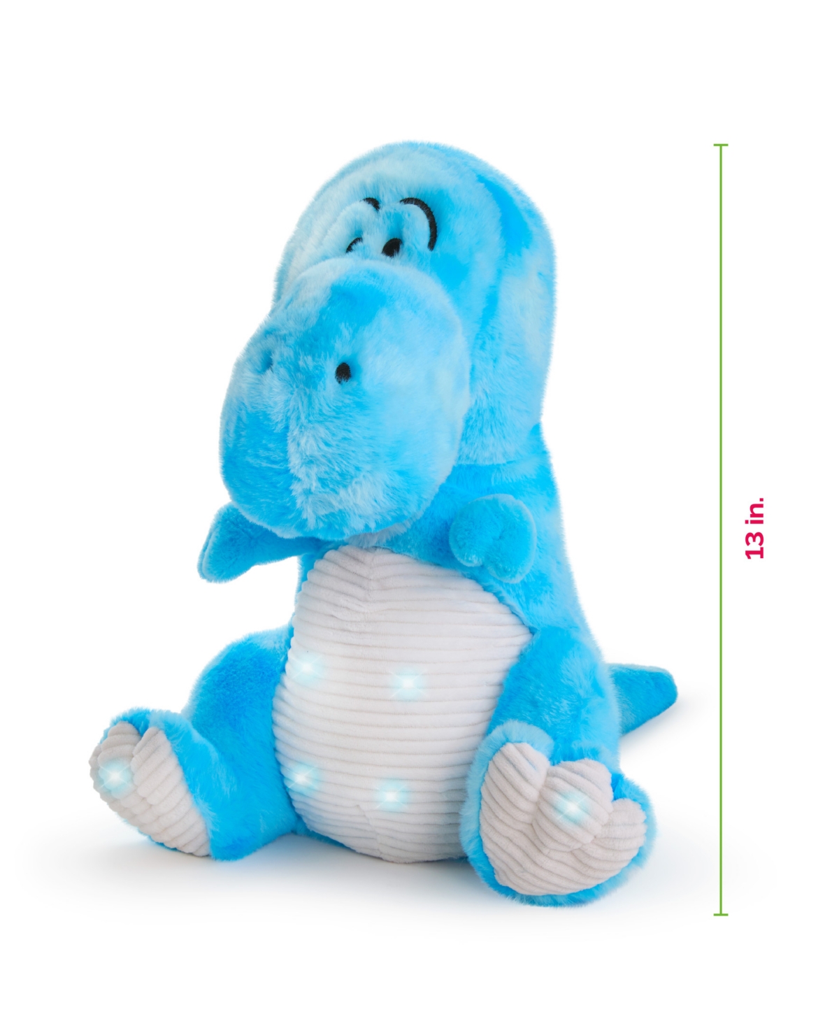 Geoffrey's Toy Box Led Light-up Plush T-rex In No Color