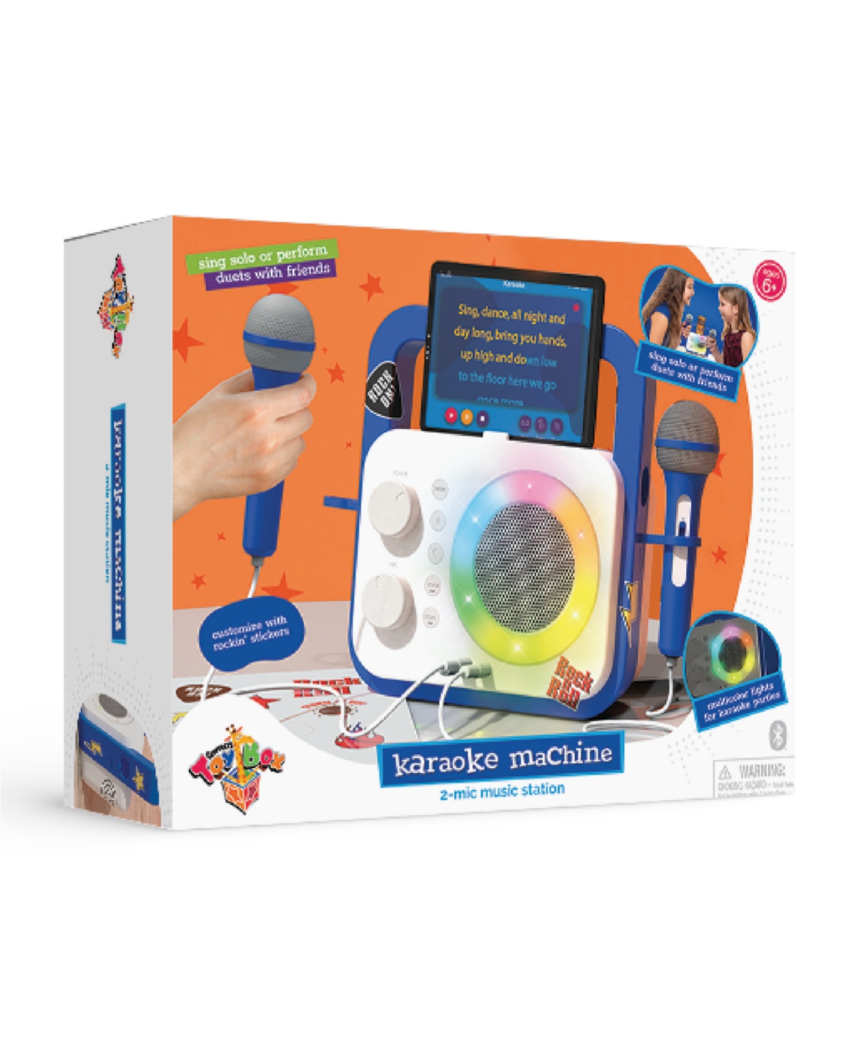 Geoffrey's Toy Box 2-Mic Karaoke Machine Music Station, Created for Macy's