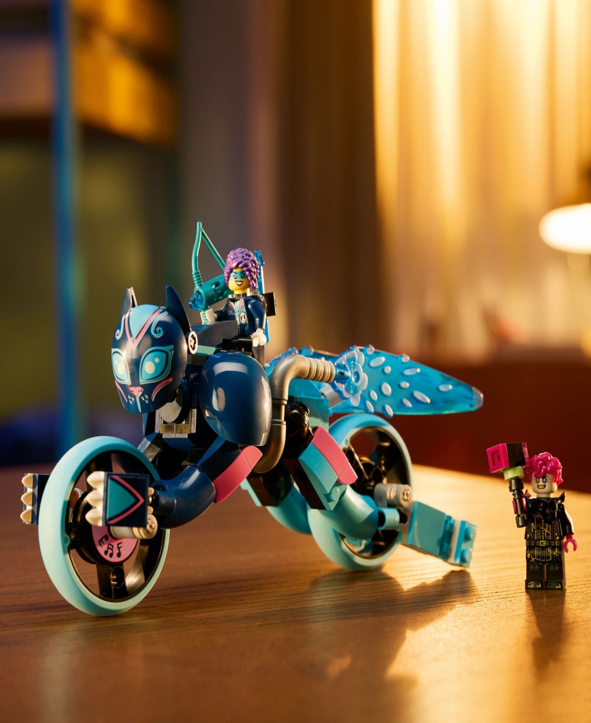 Lego Dreamzzz Zoey's Cat Motorcycle Bike Toy 71479 Building Set, 226 Pieces In Multi Color