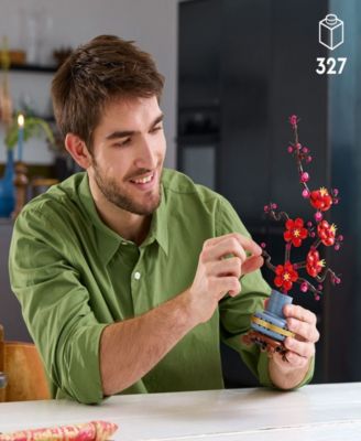 Icons Plum Blossom Flower D&eacute;cor Display Set for Office D&eacute;cor 10369 Building Set, 327 Pieces