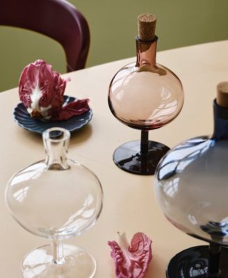 11'' Bod Bottle Crystal Glass Vase