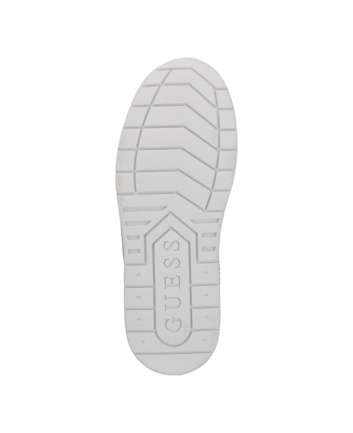 Guess Women's Cieska Triple Triangle Embellished Court Sneakers - Silver Rhinestone
