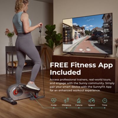 Smart Stand/Sit Mini Elliptical Exercise Trainer