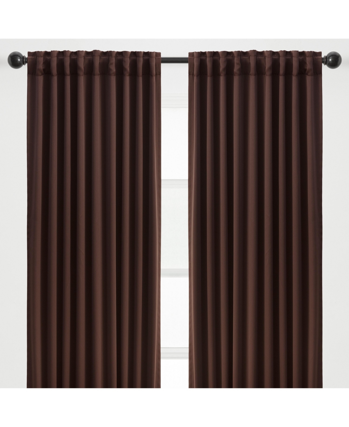 Premium 2-Panel Ornamental Damask Room Darkening Curtains - 3-in-1 Back Tab, Rod Pocket, Ring Tab - for Windows Living Room Bedroom - Room Da