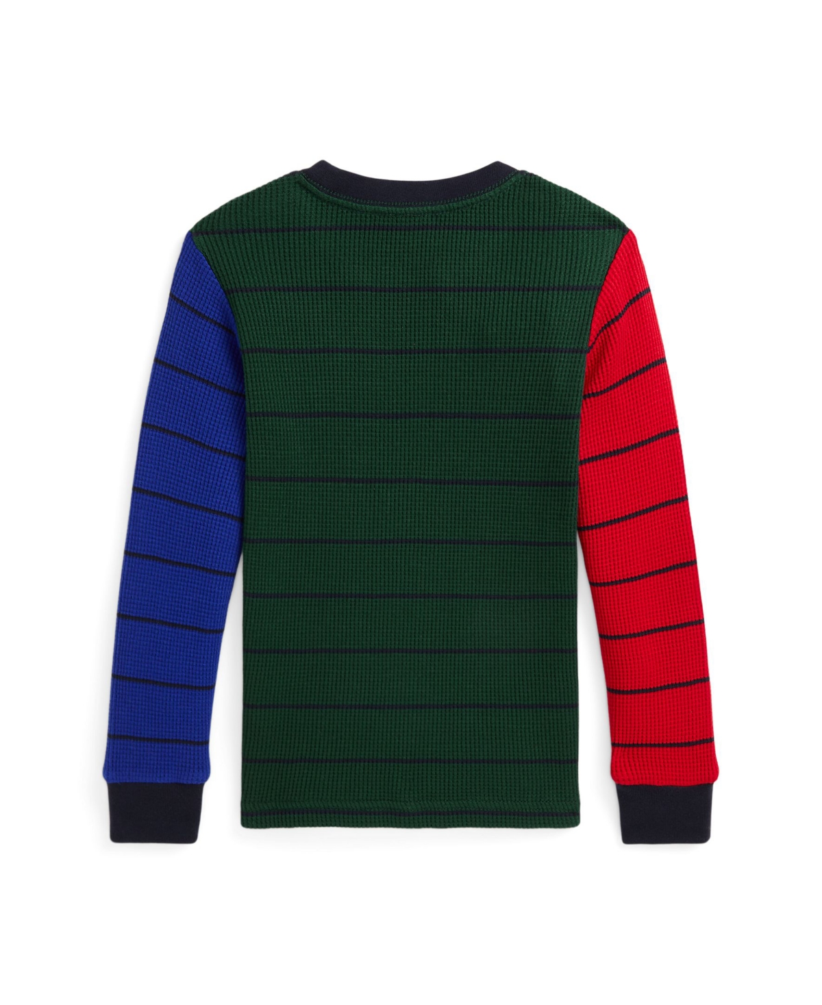 Polo Ralph Lauren Toddler and Little Boys Waffle-Knit Cotton Long Sleeve Tee