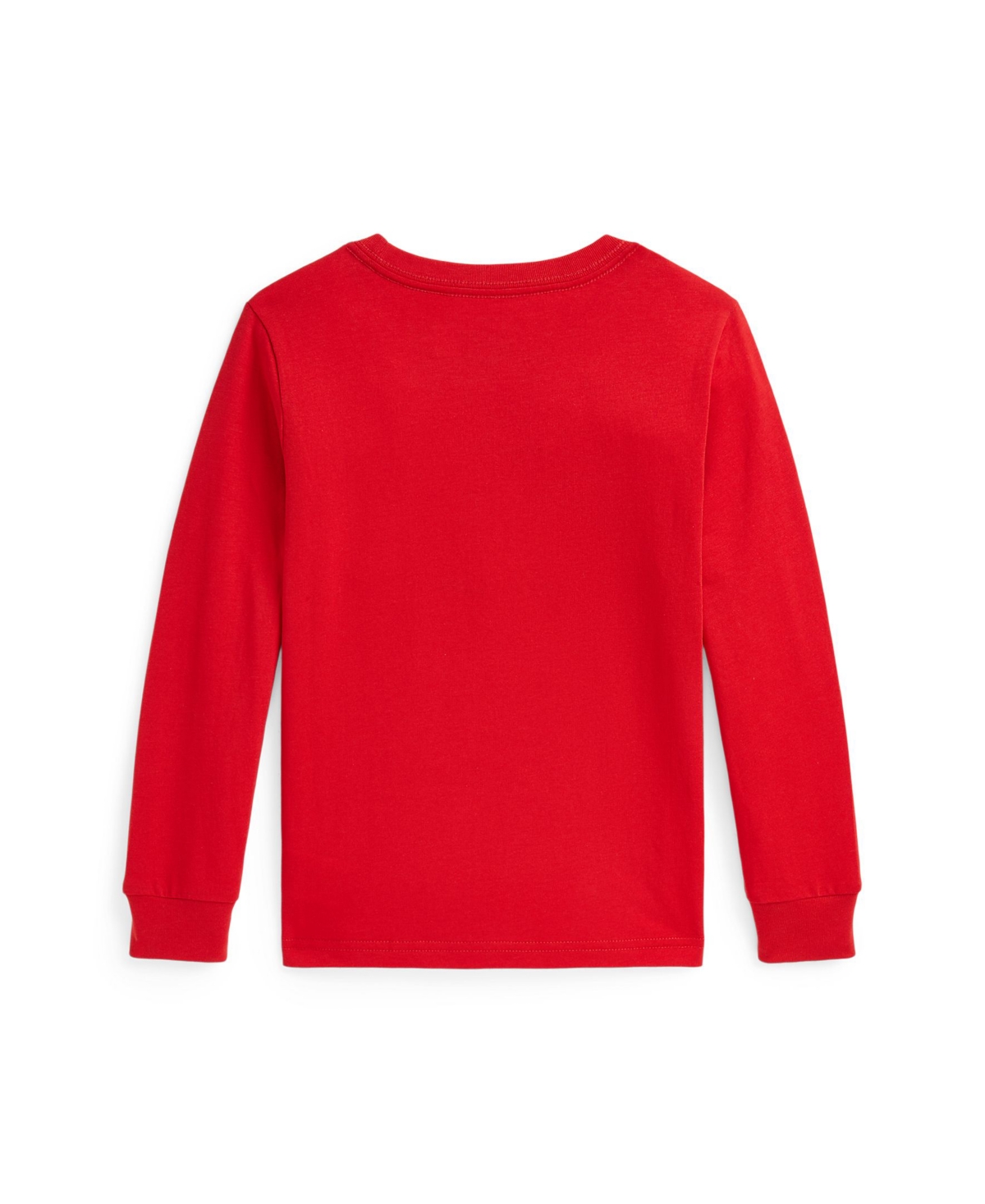 Polo Ralph Lauren Toddler and Little Boys Plaid-Logo Cotton Jersey Long Sleeve Tee - Rl 2000 Red