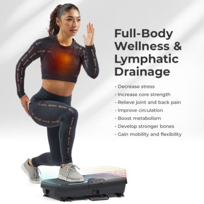Premium 2D Vibration Plate & Oscillation Therapy Platform for Weight Loss, Rehabilitation, Circulation, & Muscle Toning