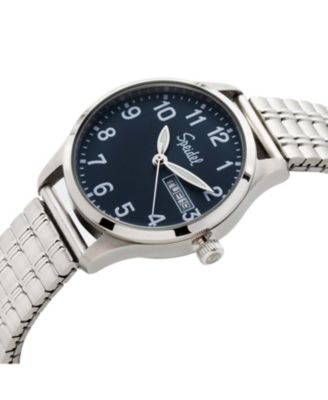 Ladies Essential Metal Watch With Twist-O-Flex Watchband in Gold Black