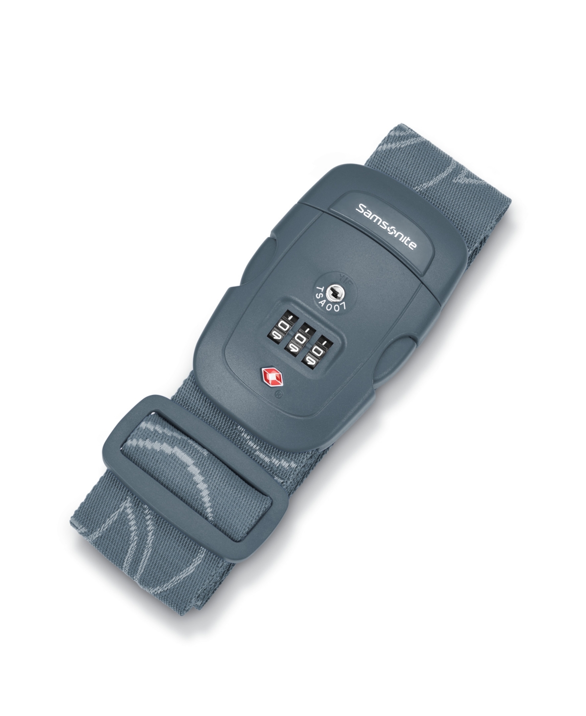 Samsonite 3-dial Luggage Strap In Slate Blue
