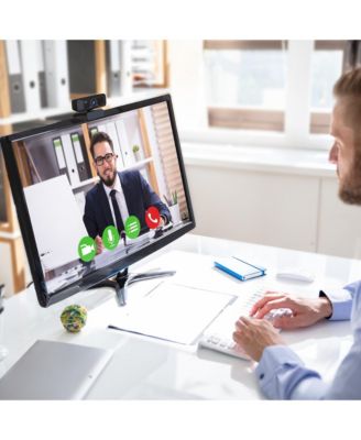 USB HD Webcam with 360° Rotation