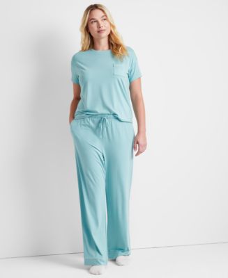 Blue State Of Day 2 Pc Fluid Knit Pajamas Set 100189787Ms Canton M Sz M State-Of-Day-Womens-2-Pc-Silk-  main image 2