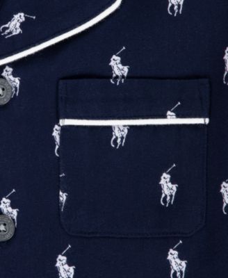 Boys 8-20 2-Piece Woven Long-Sleeve Shirt and Pant Pajamas Set