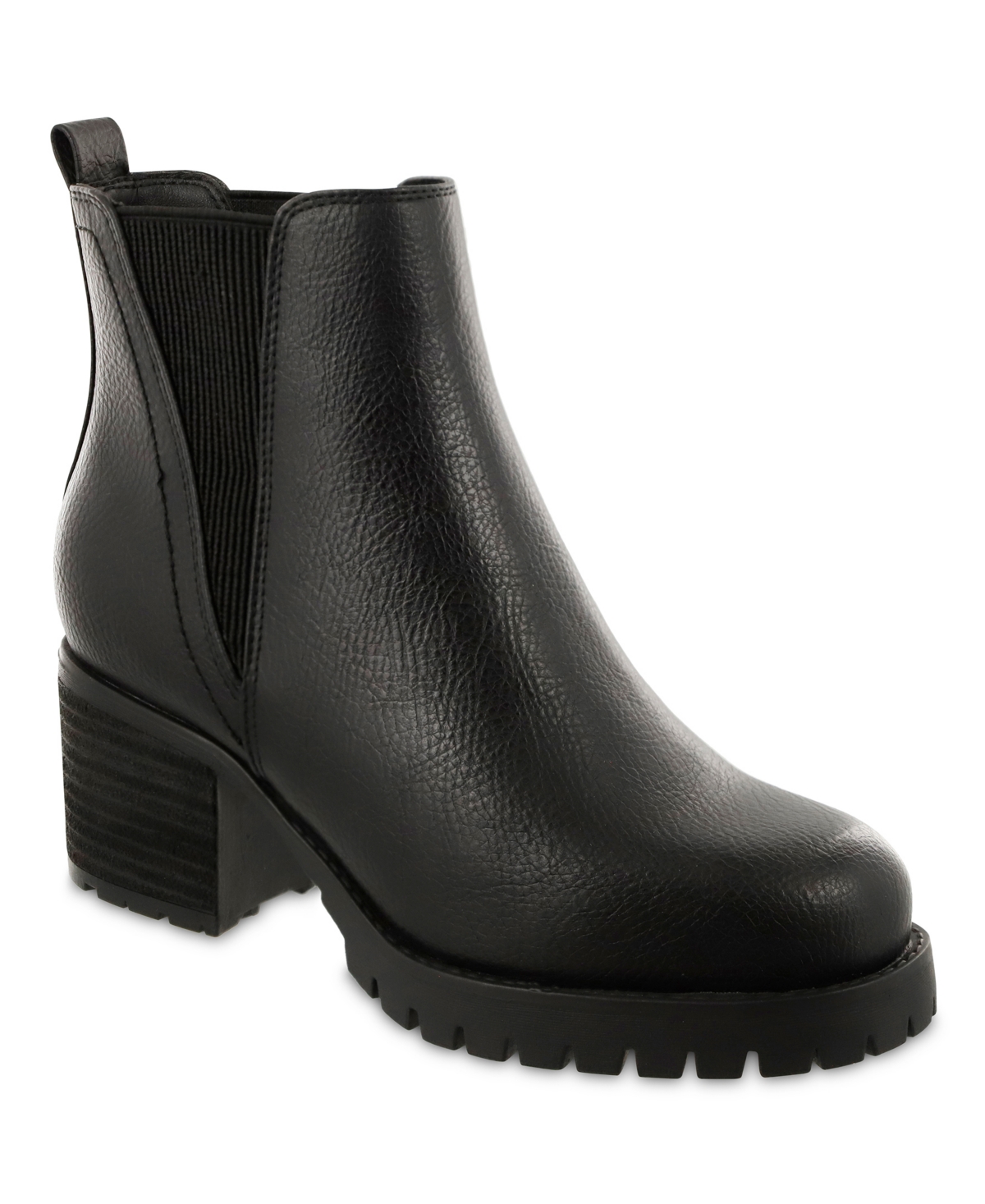 Women's Jody Lug Sole Wide-Width Chelsea Booties - Sahara