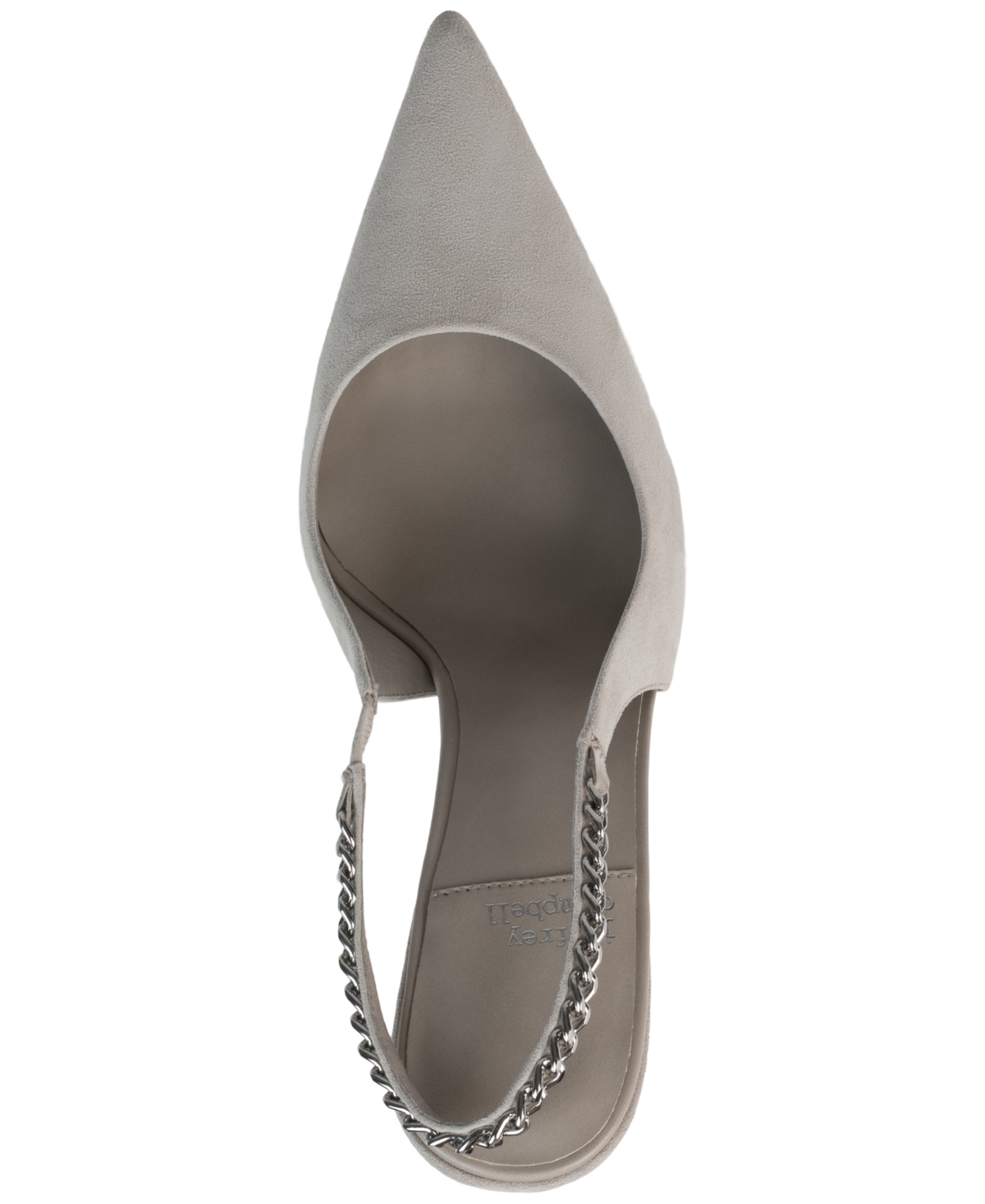 Jeffrey Campbell Arquois Slingback High-Heel Pumps -Silver