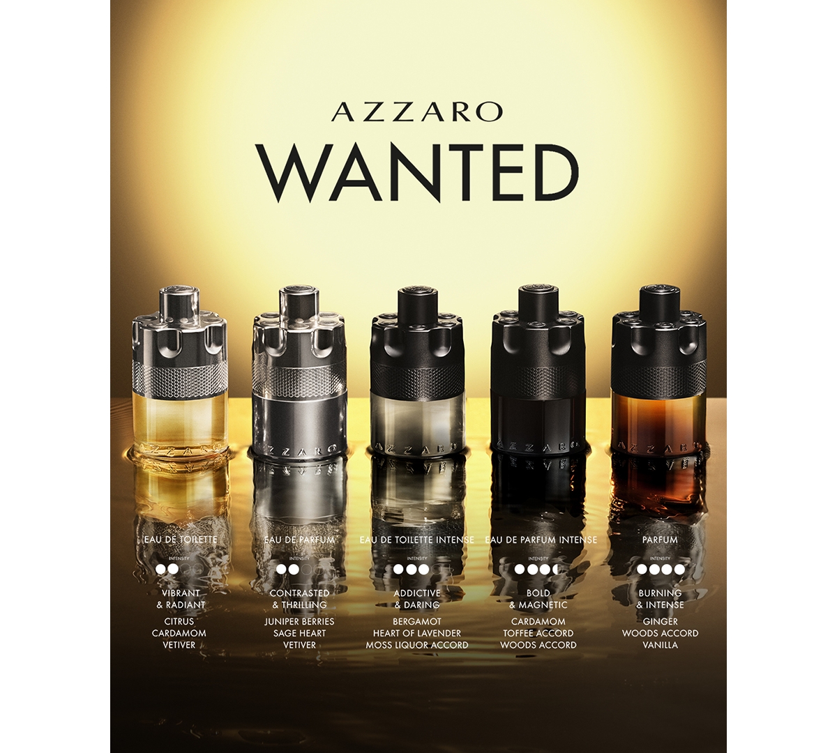 Azzaro Men's 3-pc. The Most Wanted Eau De Toilette Intense Gift Set In No Color